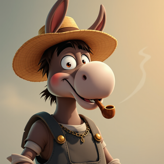 Cartoon Donkey