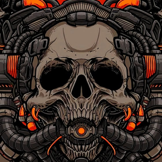 Technopunk Skull