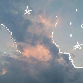 a nice could start background 