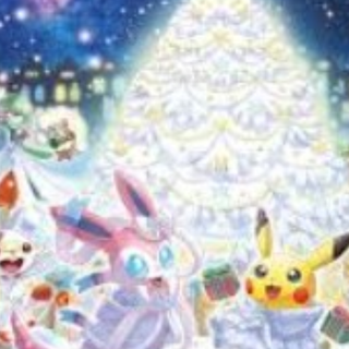 so cool Christmas eevee