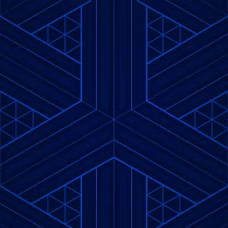 Geometric Blue 