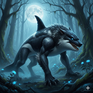 Orca Whale + Wolf + Werewolf