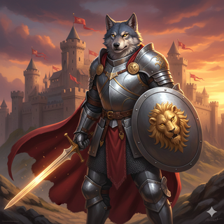 Sir Knight Wolf