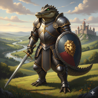 Sir Knight Crocodile