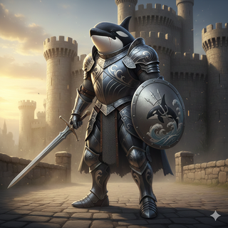 Sir Knight Orca Whale
