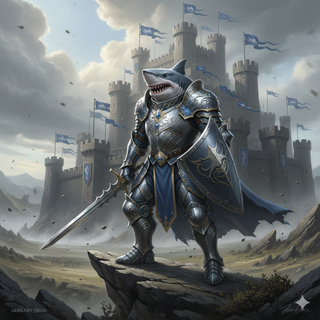 Sir Knight Great White Shark