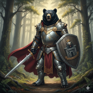 Sir Knight Black Bear