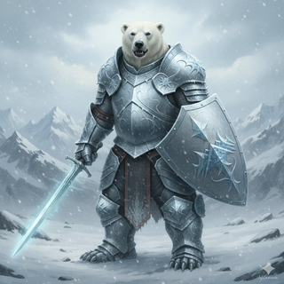 Sir Knight Polar Bear