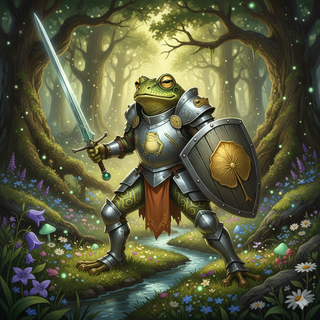 Sir Knight Frog