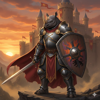 Sir Knight Black Rhino