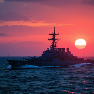 Destroyer Sunset