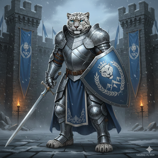 Sir Knight Snow Leopard