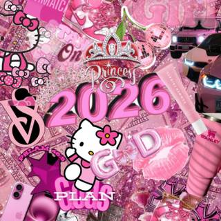 2026 Pink Collage 