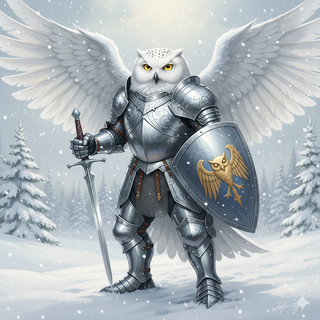 Sir Knight Snowy Owl