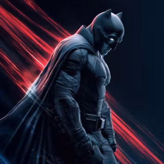 The Batman Standing Guard Over Gotham City