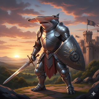 Sir Knight Great Hammerhead Shark