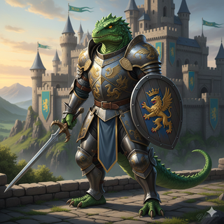 Sir Knight Lizard