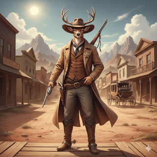Cowboy Sheriff Deer