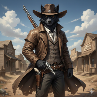 Cowboy Sheriff Black Wolf