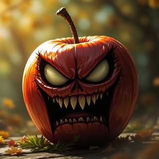 Scary Angry Apple