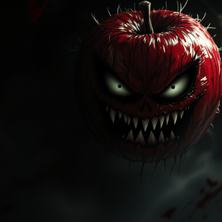 Scary Angry Apple