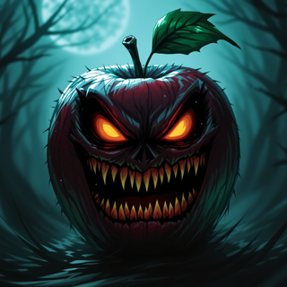 Scary Angry Apple