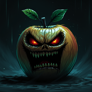 Scary Angry Apple