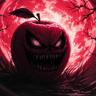 Scary Angry Apple