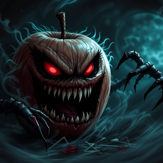 Scary Angry Apple