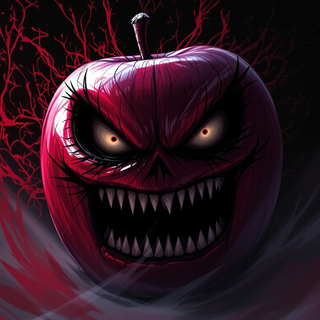 Scary Angry Apple
