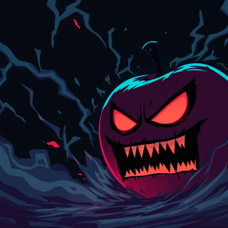 Scary Angry Apple