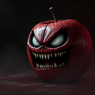 Scary Angry Apple