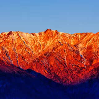 Sunrise Over The Sierra Peaks