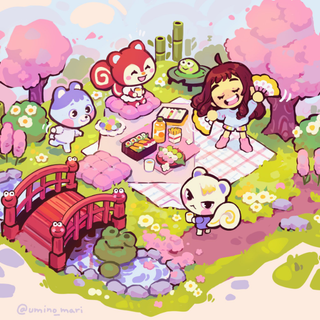 Springtime animal crossing(^o^)<3333