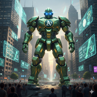 Oakland Athletics Mecha Armor