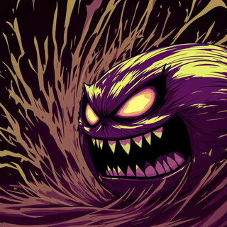 Scary Angry Eggplant