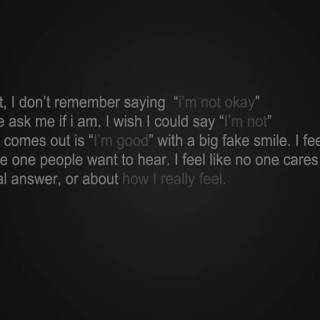 How my life is and how I feel rn Tbh ....