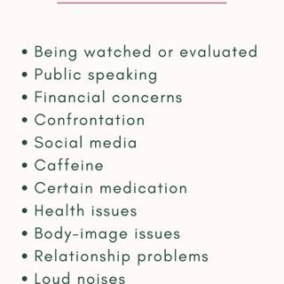 The reality of my anxiety triggers.....