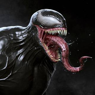 Epic Venom Art Marvel Symbiote Illustration