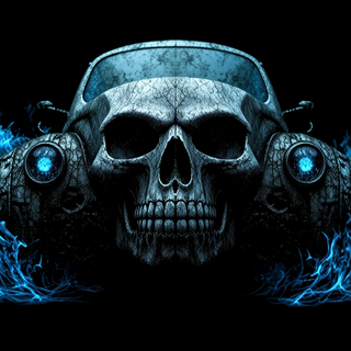 Skull Shaped Volkswagen Beetle