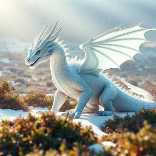 Arctic Snow Dragon