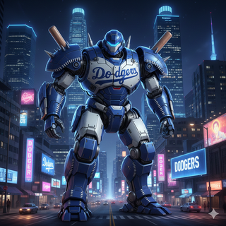 Los Angeles Dodgers Mecha Armor