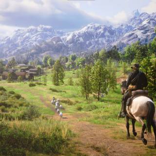 Red Dead Redemption II 4k Wallpaper / By CAPTAIN 