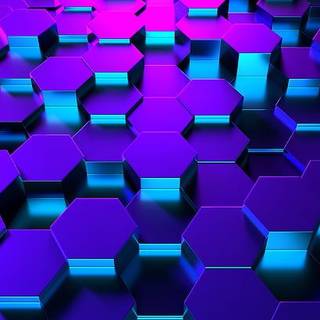 comment a topic for wallpapers (im runing out of ideas) (PLZ COMMENT)2.0(purple and blue metal hexagon pattern)