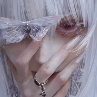 White Lady Portrait Art