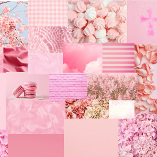 pink collage
