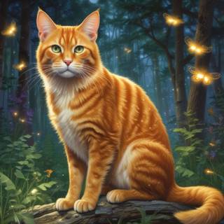 Magical Tabby Cat