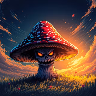 Scary Angry Mushroom