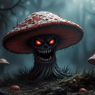 Scary Angry Mushroom