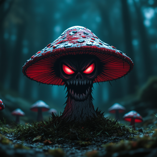 Scary Angry Mushroom